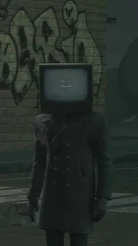 ai character: Tv man background