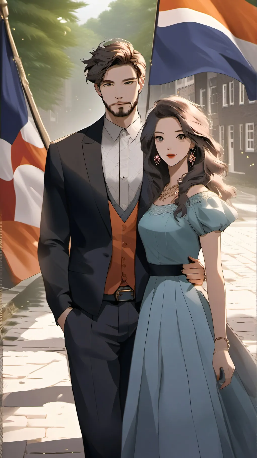 ai character: The Netherlands background