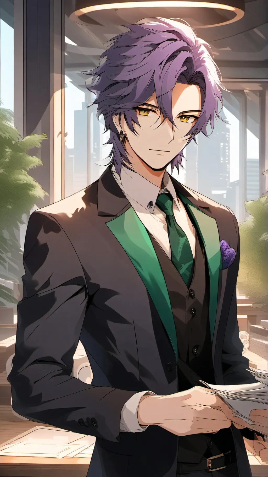 ai character: yuri background