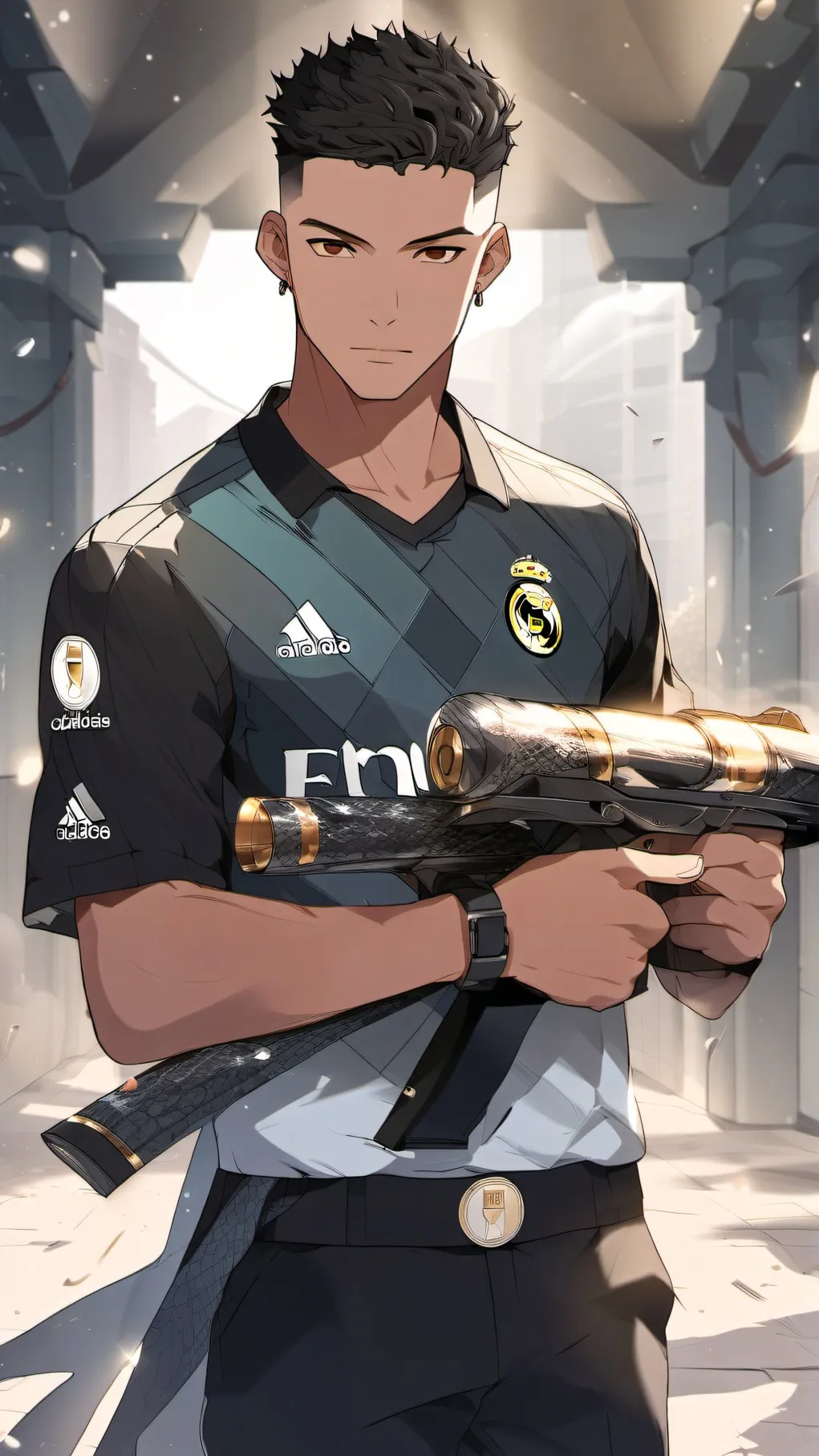 ai character: ISHOWSPEEEEEEEEED background