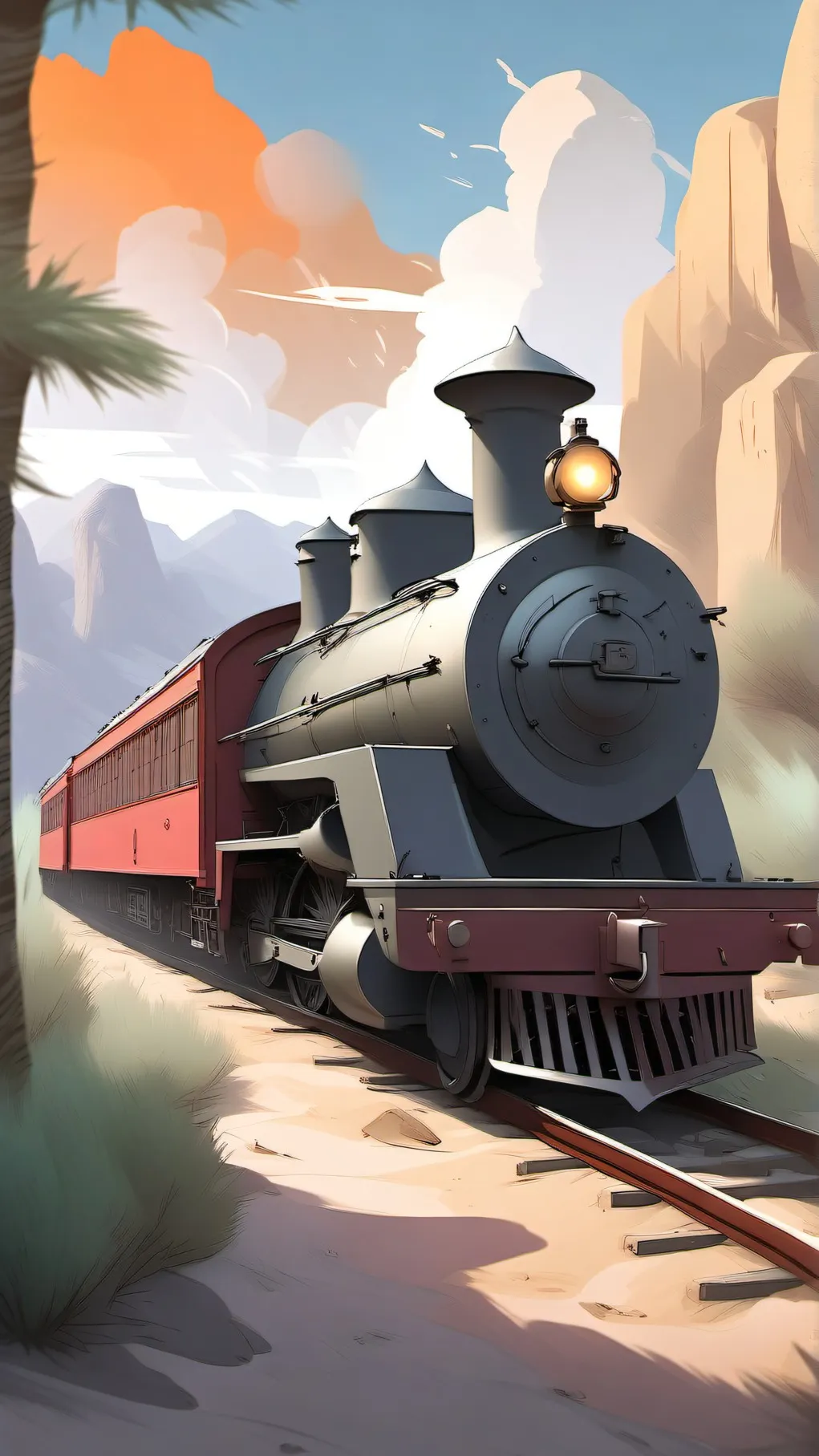 ai character: !Dead rails! background