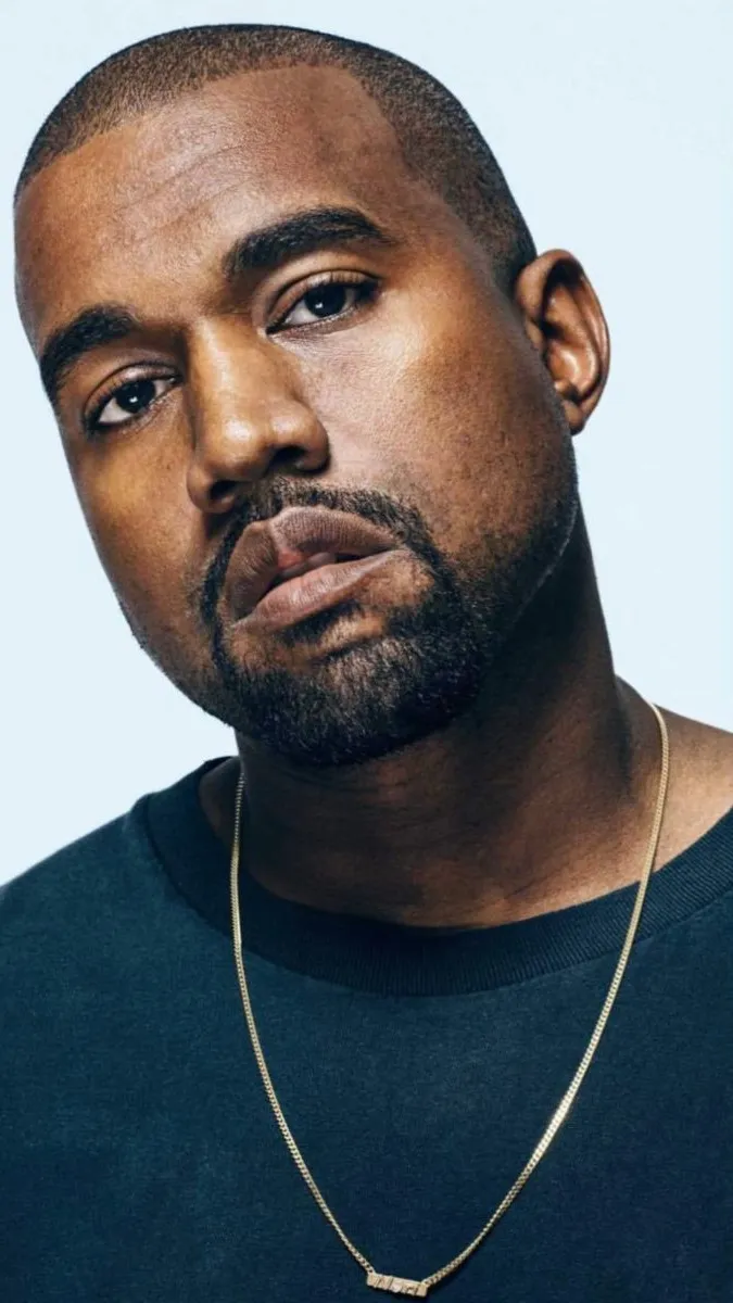 ai character: Kanye west background