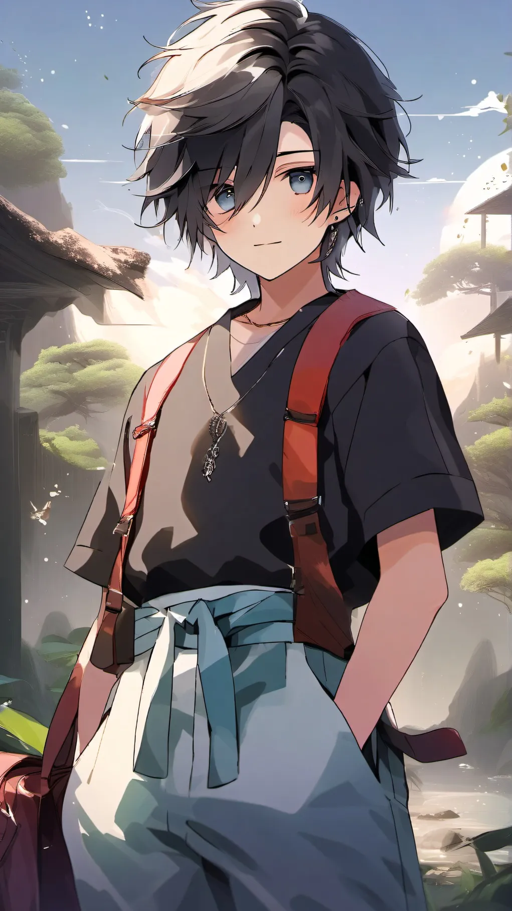 ai character: RIZZ BOY background