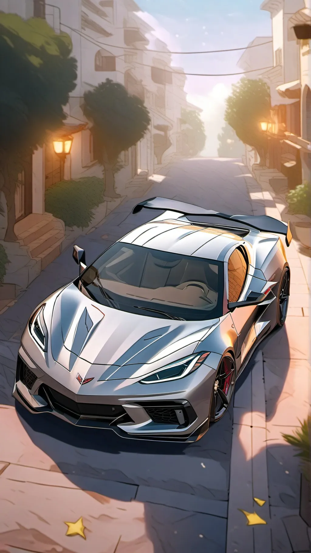 ai character: Midnight Drifting background