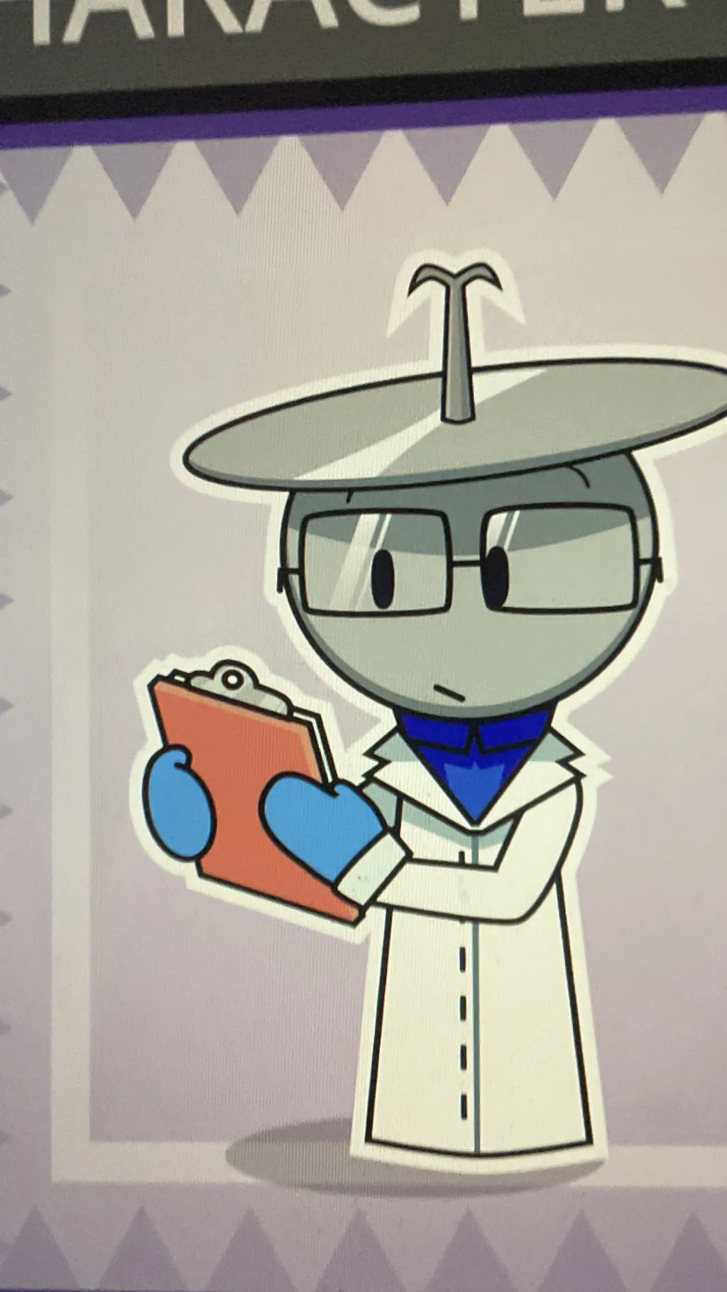 ai character: Clukr  background