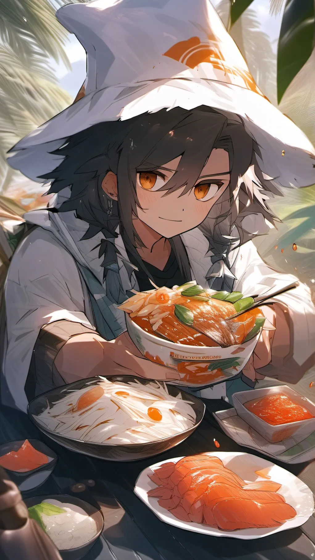 ai character: YOU A SINGAAA background