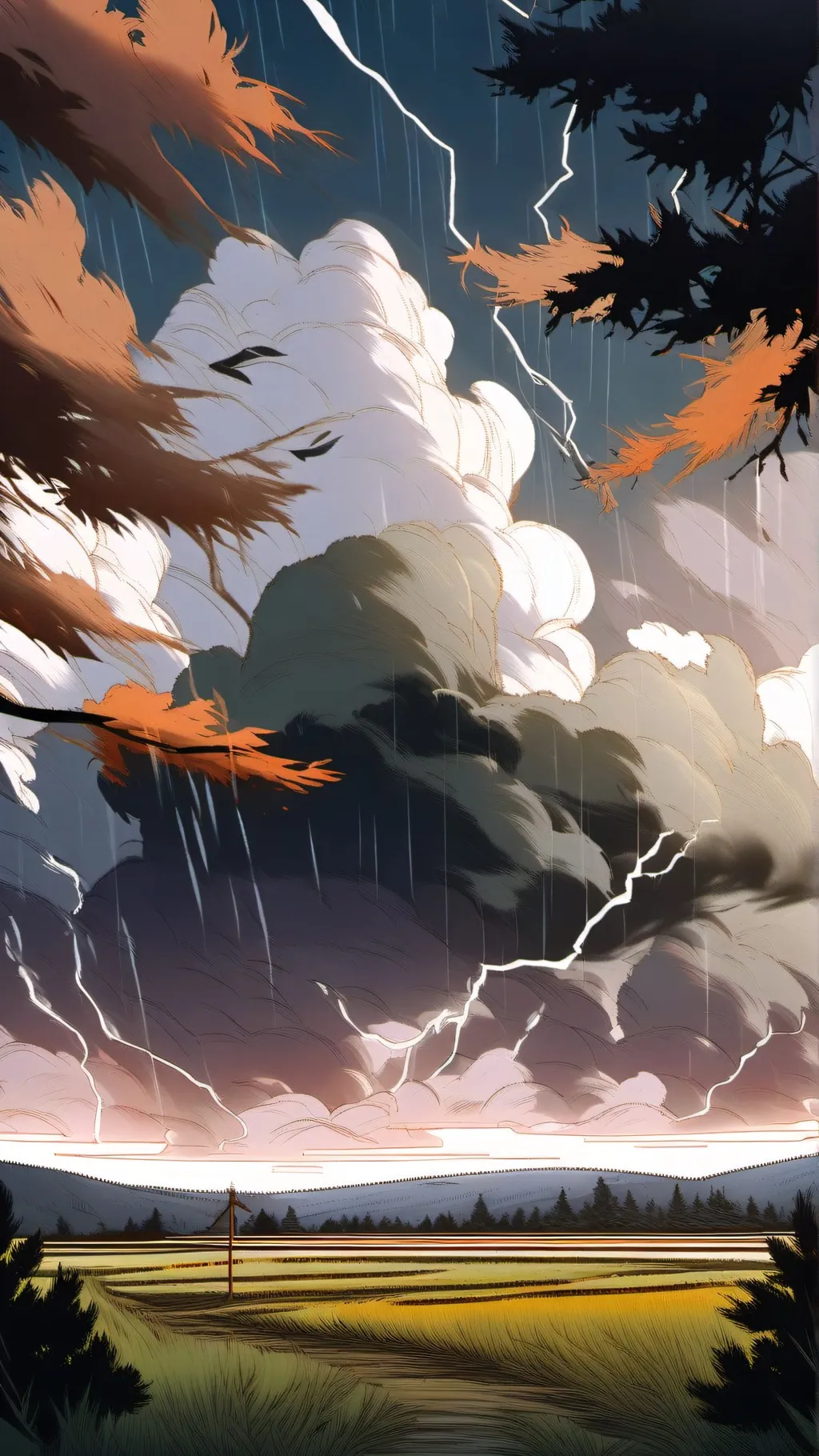 ai character: Camping trip background