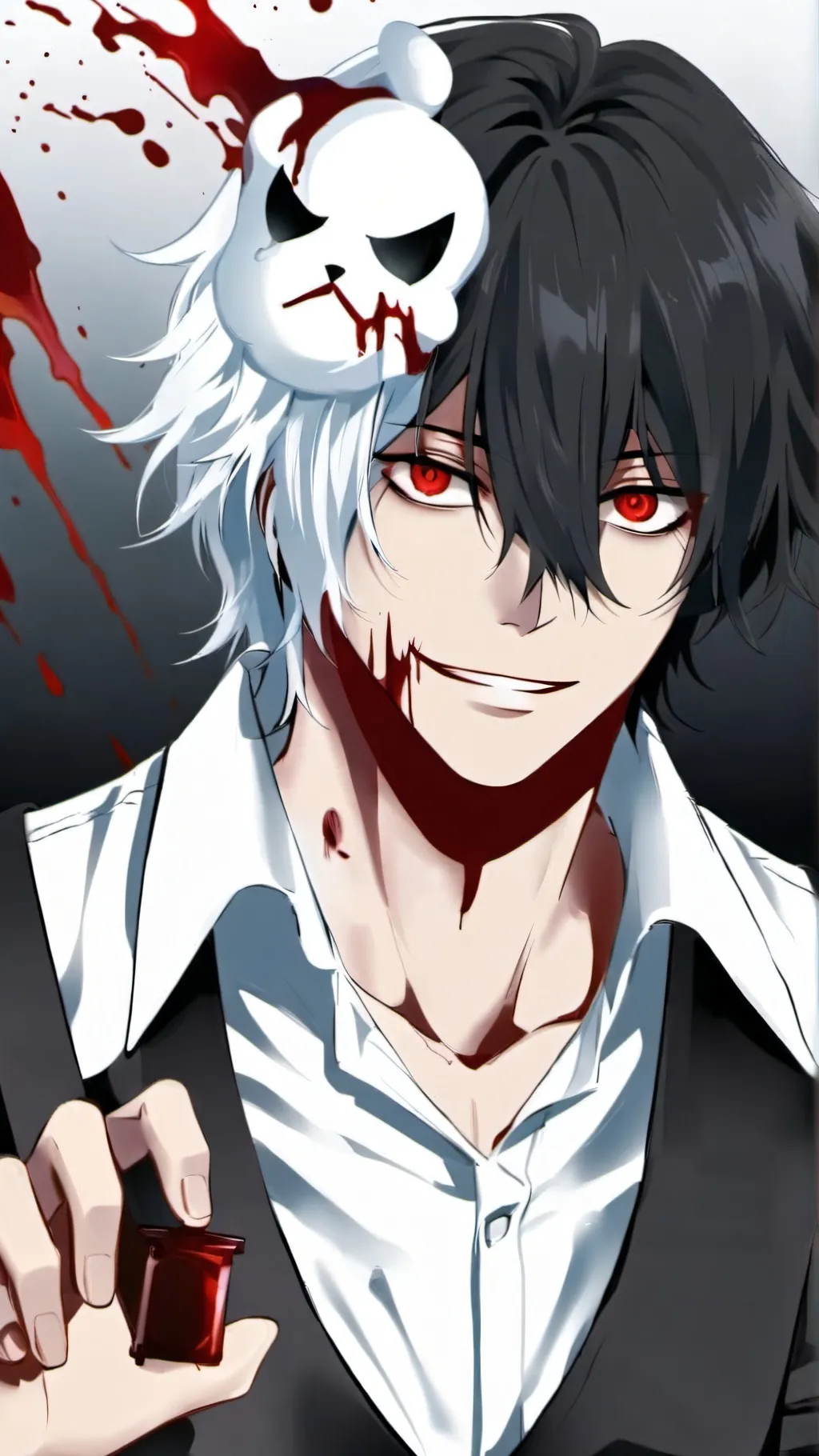 ai character: Jeff the killer  background