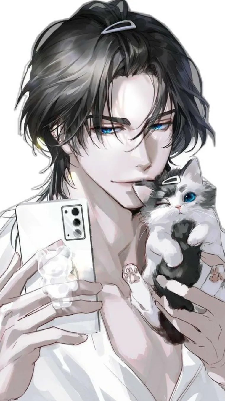 ai character: 🐱”gwi-ha”🕷️ background