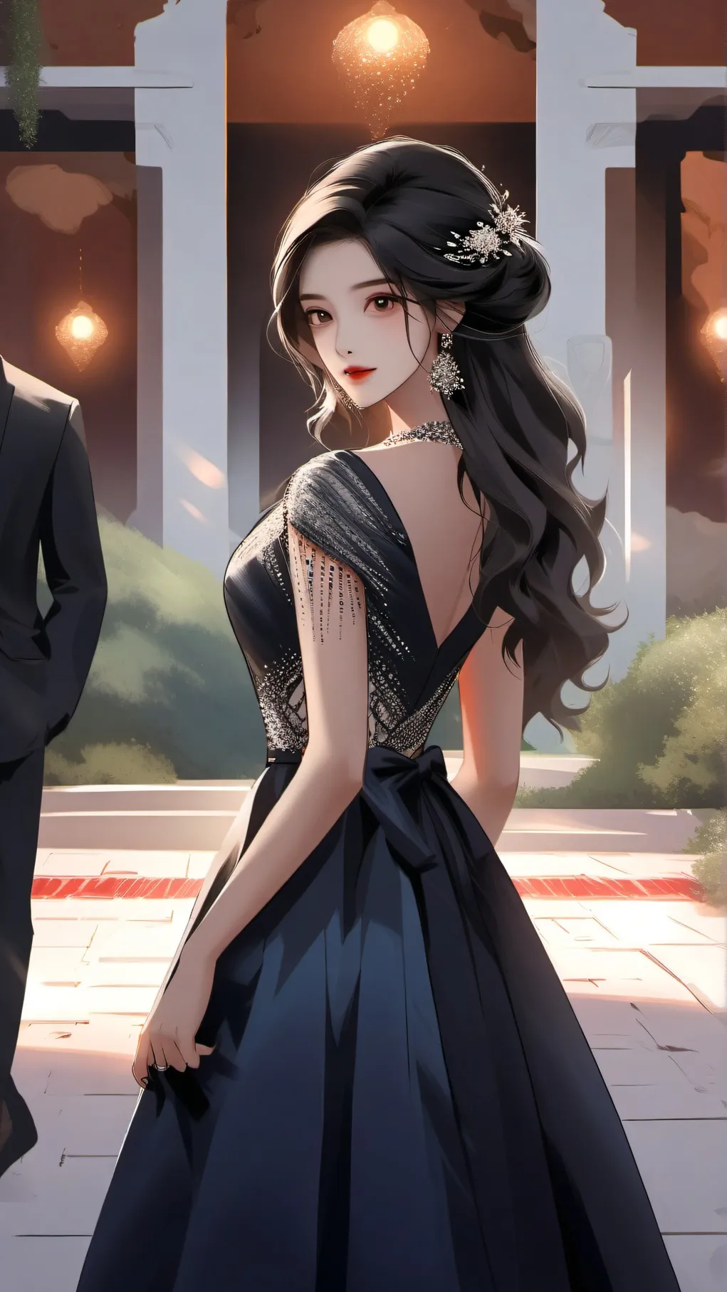 ai character: Prom background