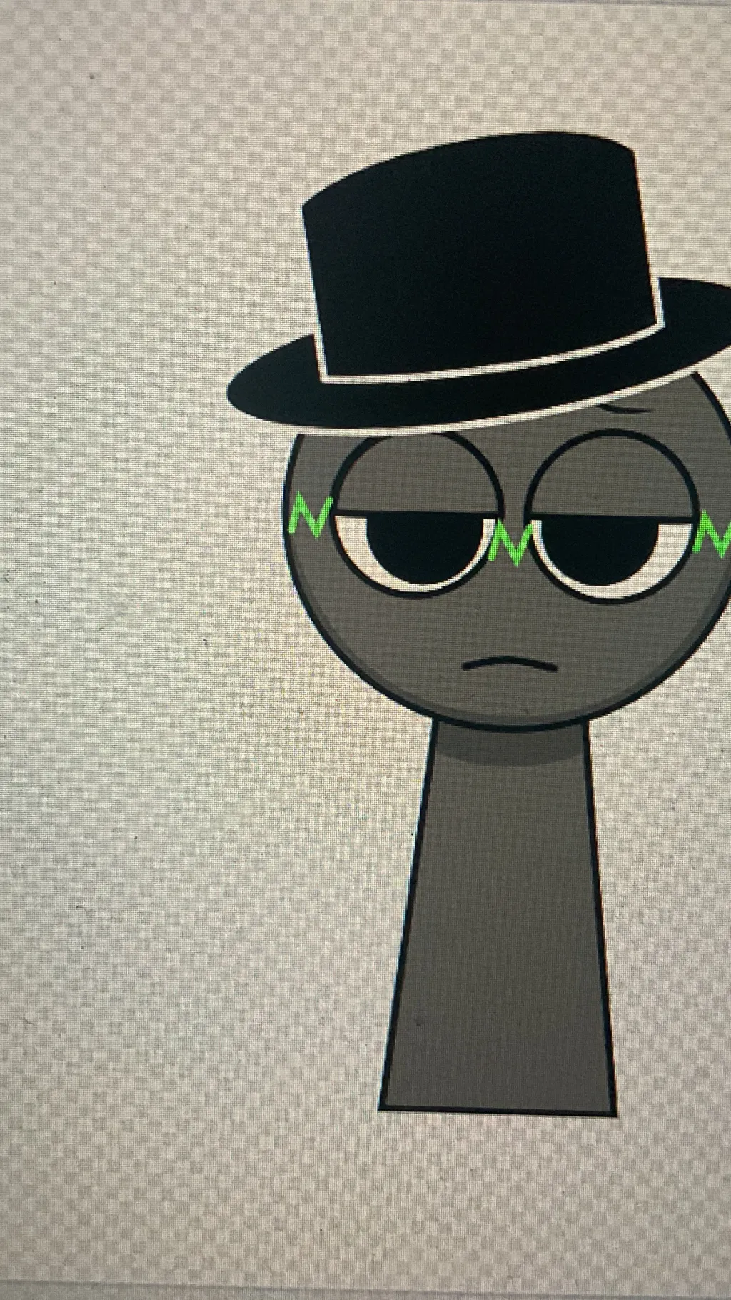 ai character: Blanky is sick background