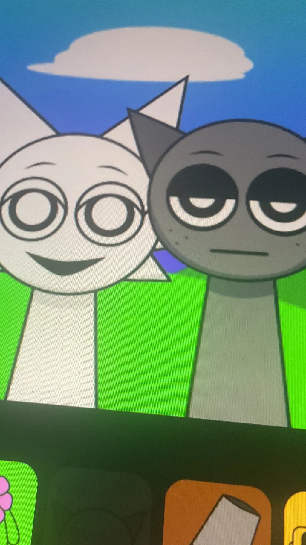 ai character: Wedna and gray background