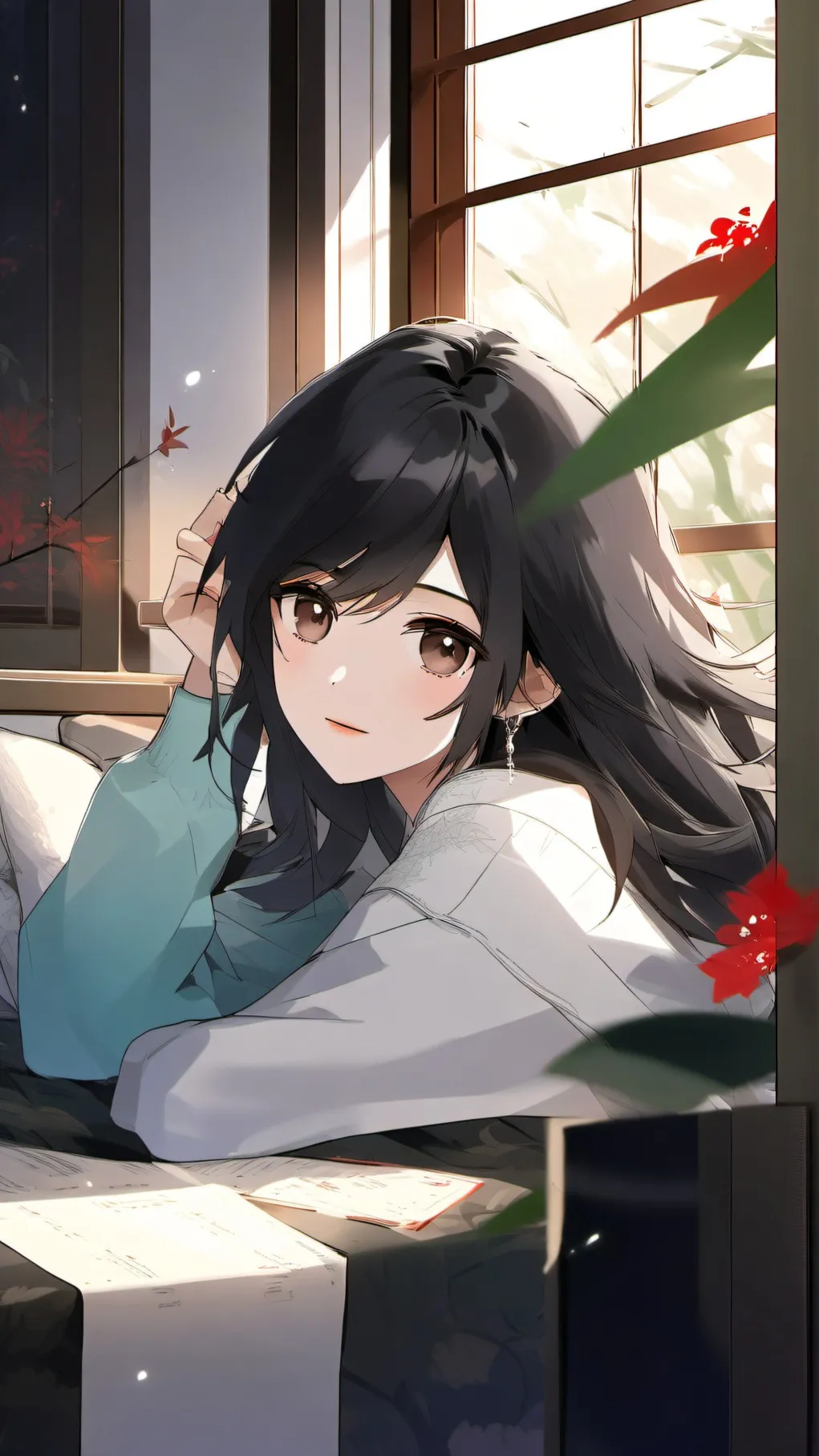 ai character: mha sleepover background