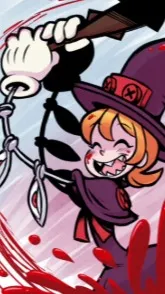 ai character: Peacock skullgirls background