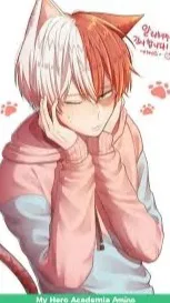 ai character: 🔥Todoroki🧊 background