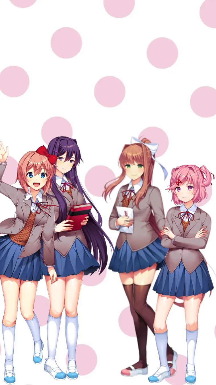 ai character: DDLC background