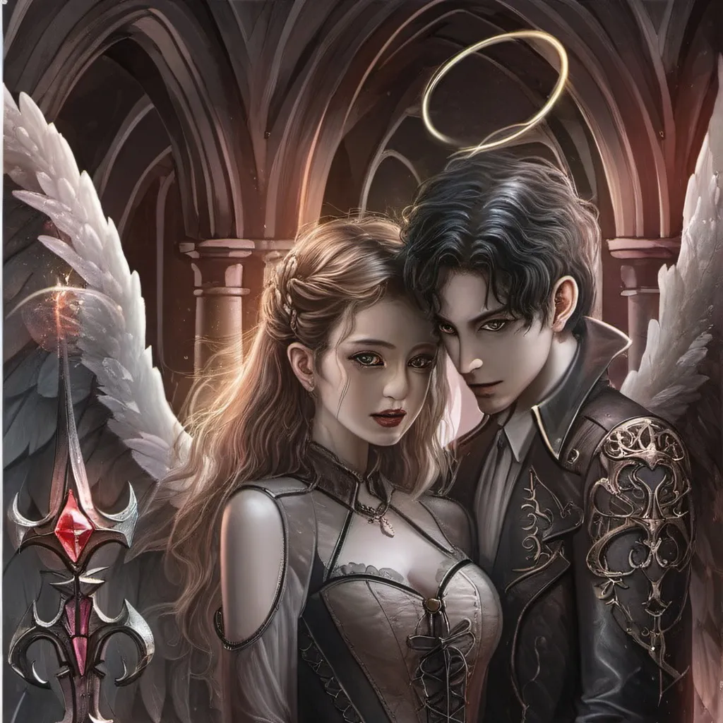 chat with ai character: Ангел и демон 