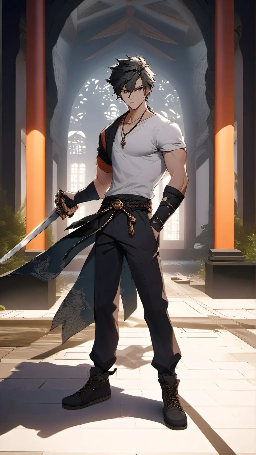 ai character: King Of The Shadow background