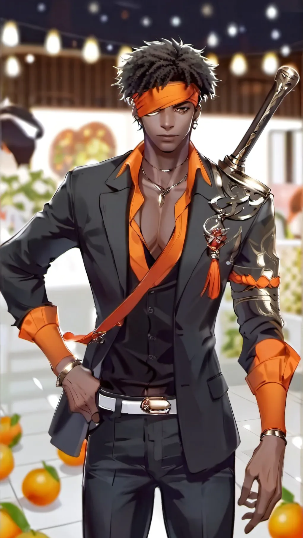 ai character: ManePear background