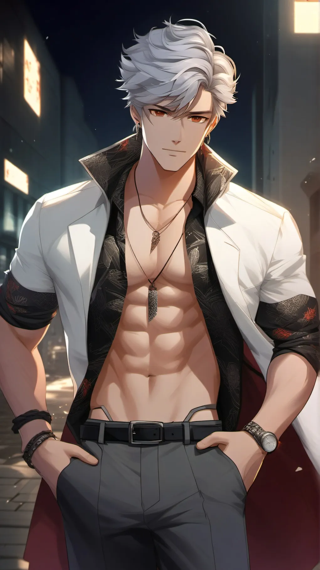 ai character: ReckRap background