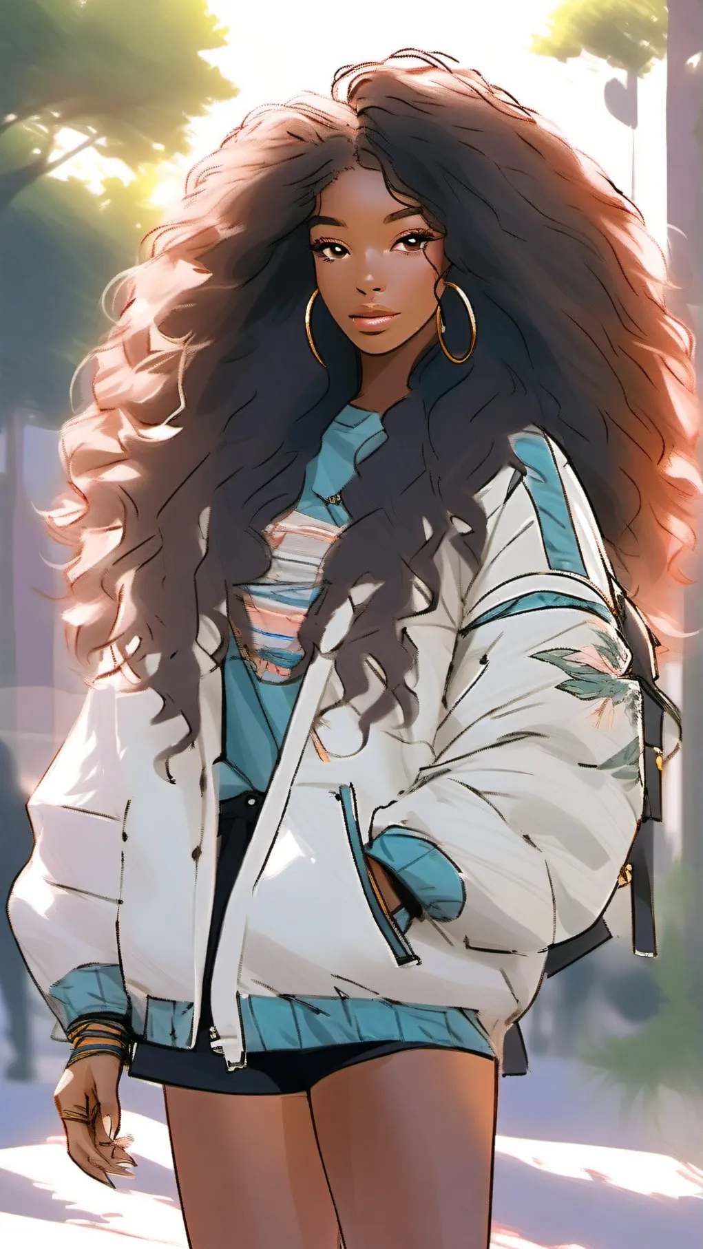 ai character: monnica background