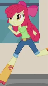 ai character: Apple Bloom background