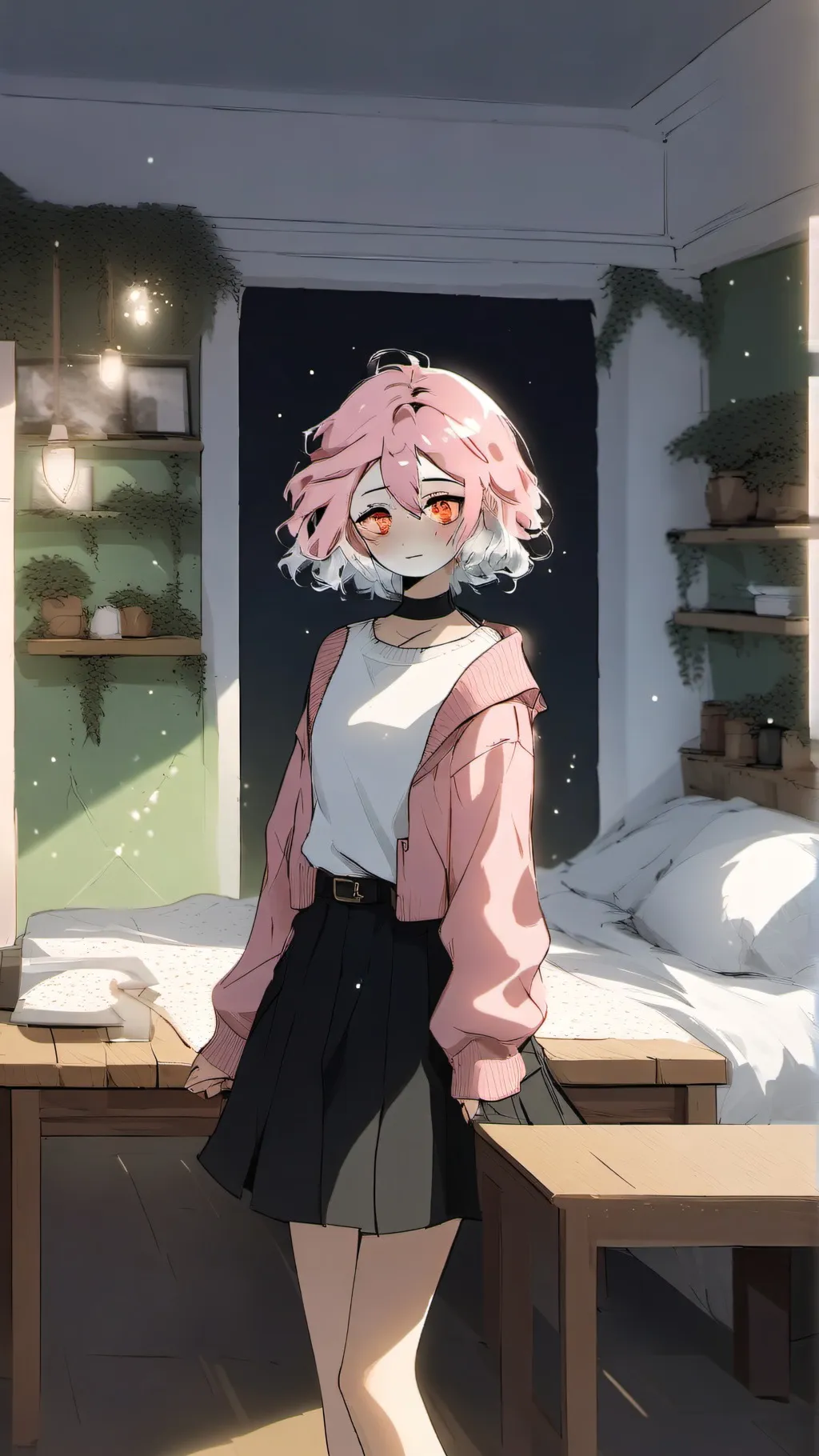 ai character: Ixis (genderfluid) background