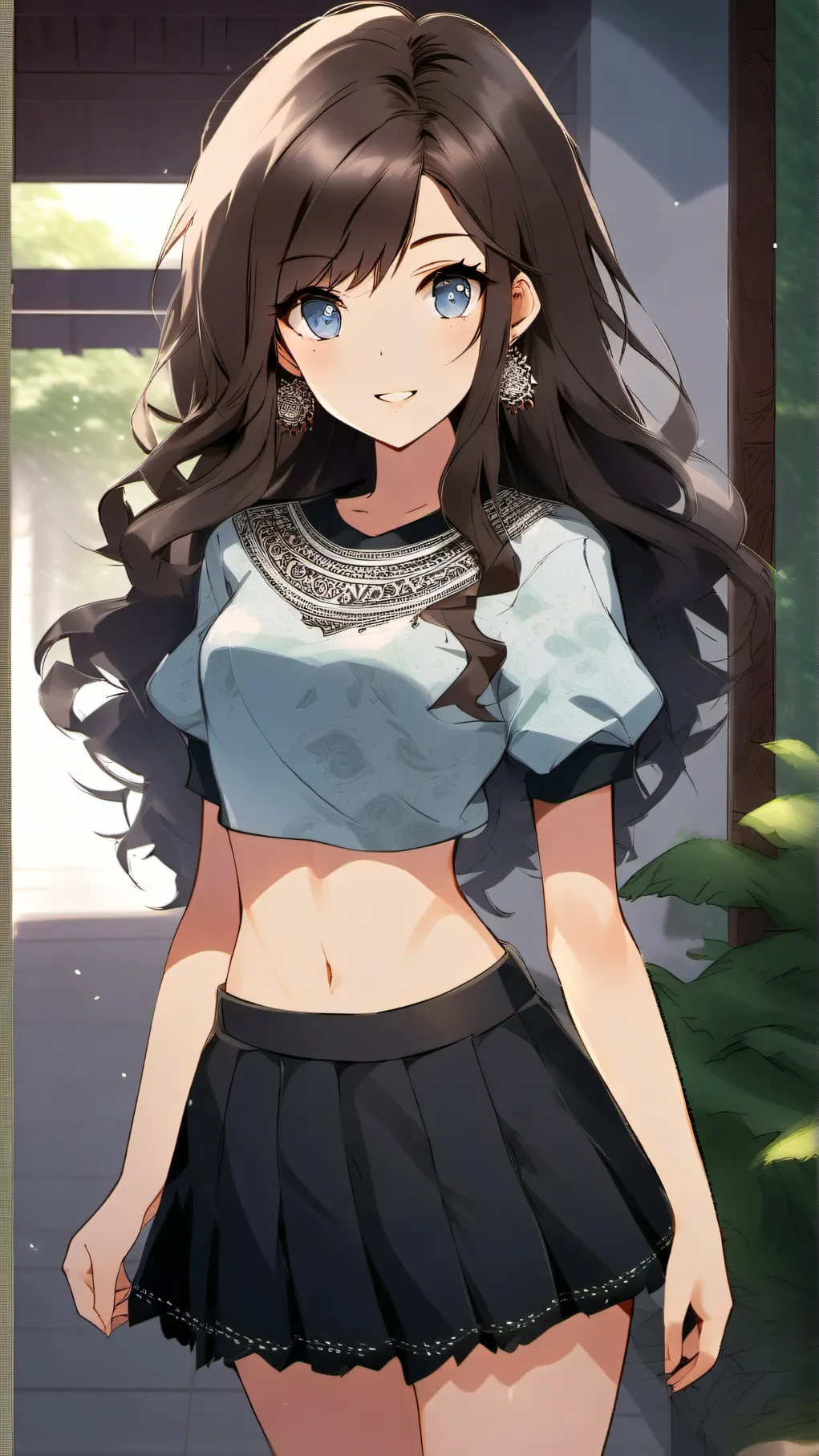 ai character: Summer background