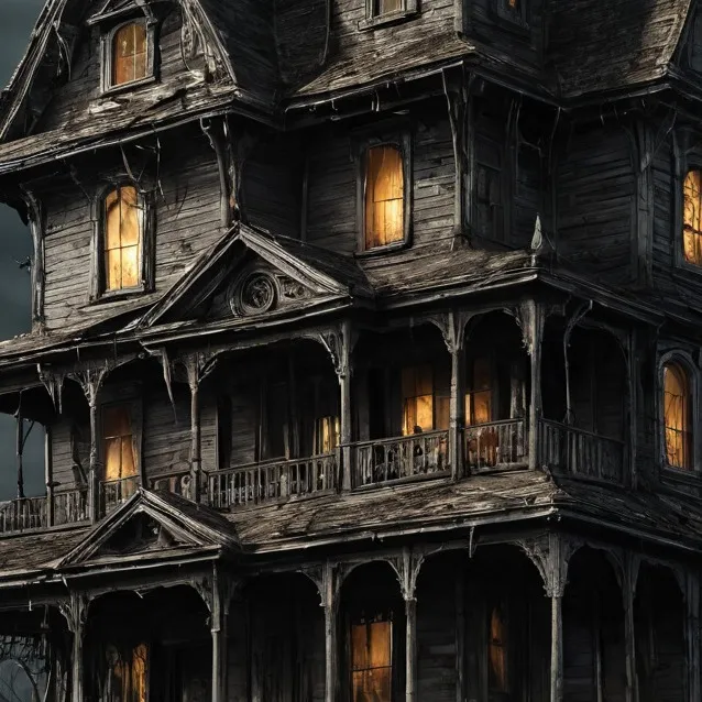 chat with ai character: Haunted house