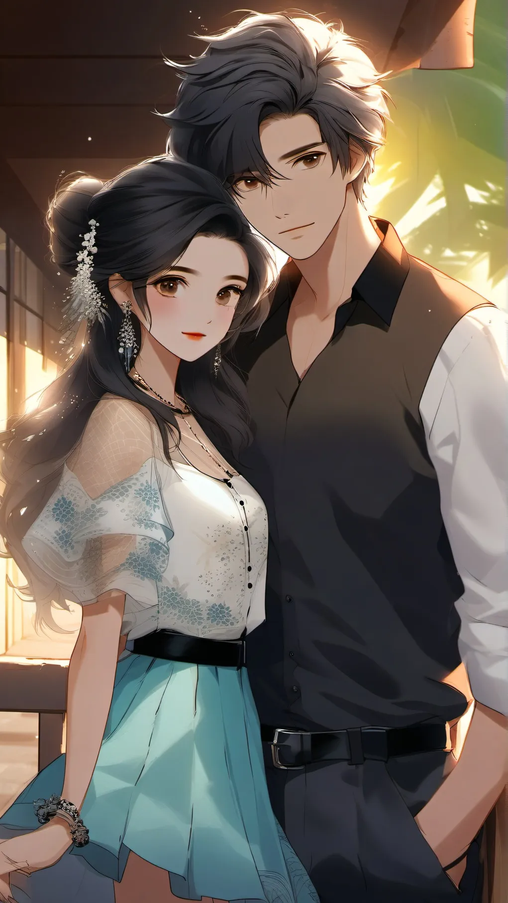 ai character: $+N_a-o_m-i+$ background