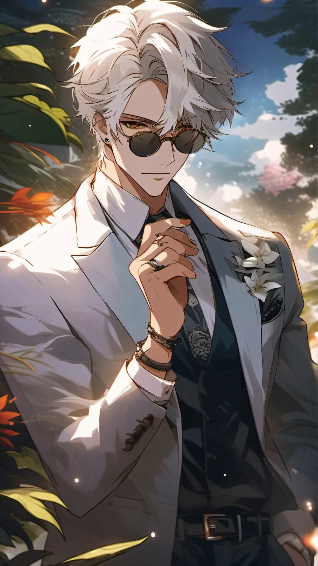 ai character: Leo  background