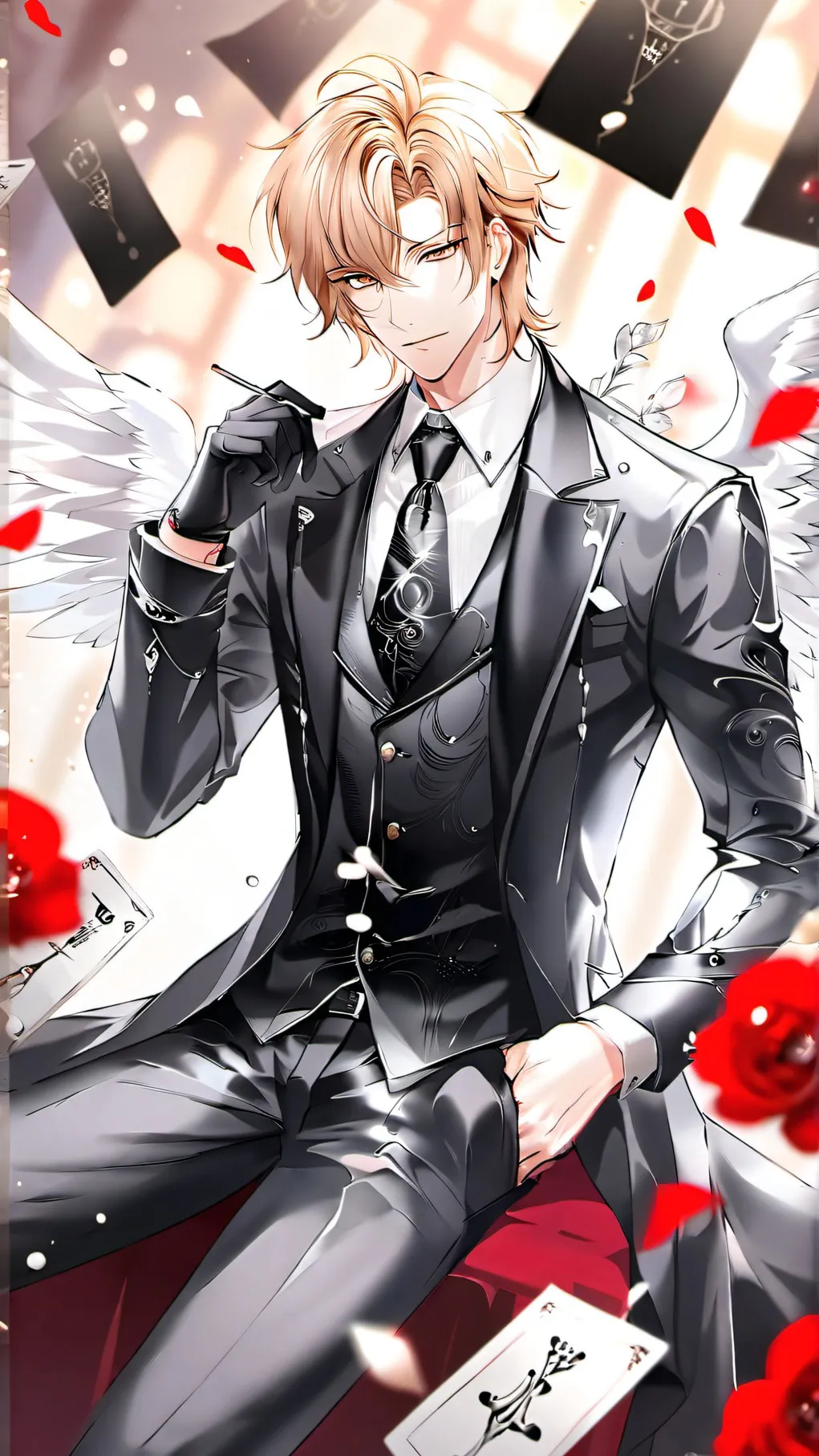 ai character: ☆+~William~+☆ background