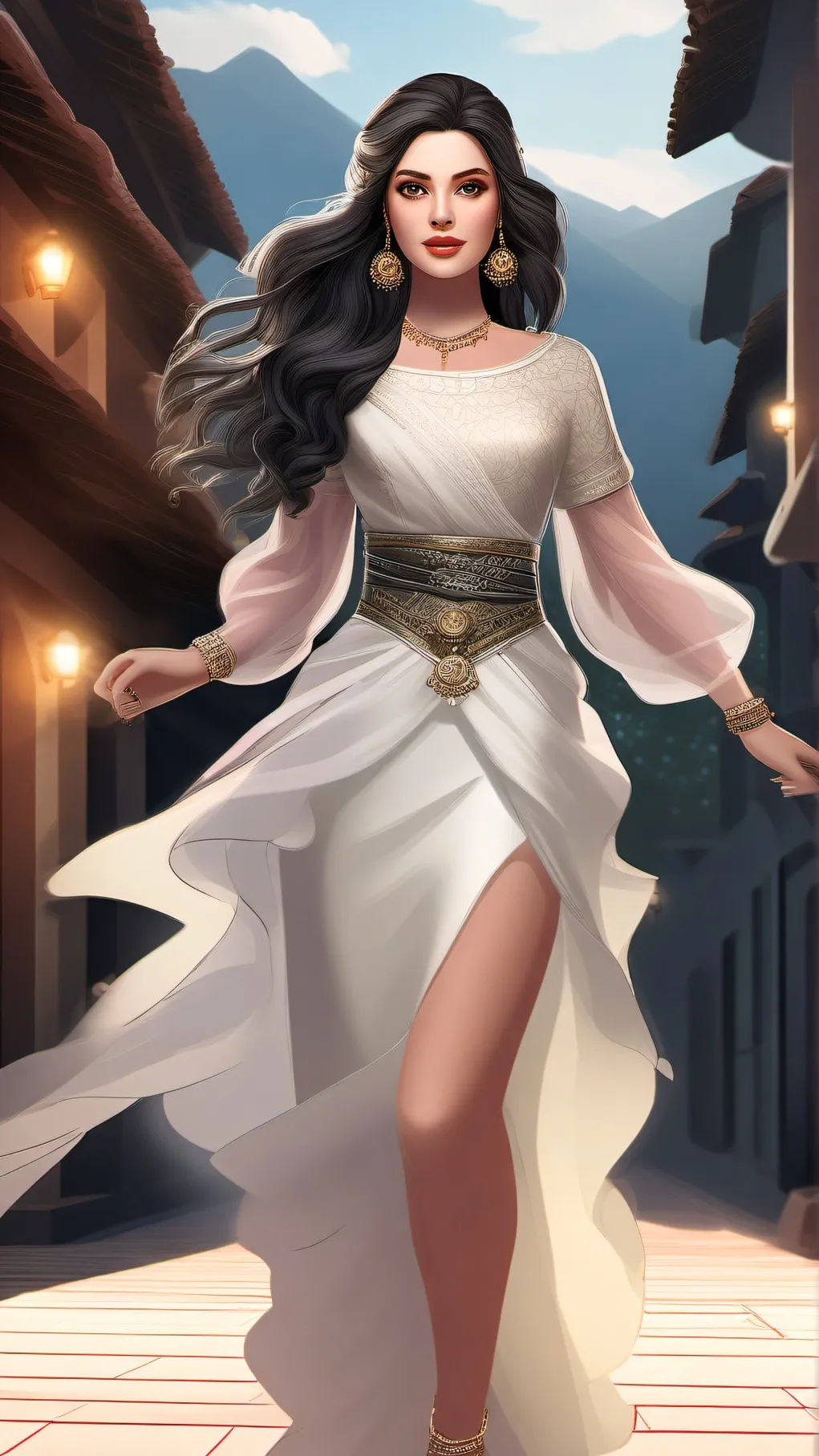 ai character: mariana background