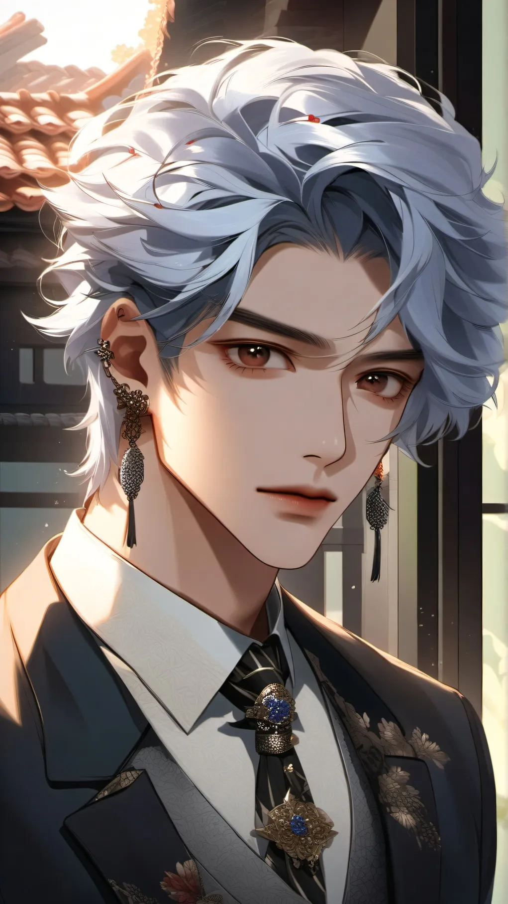 ai character: Lucas your crush background