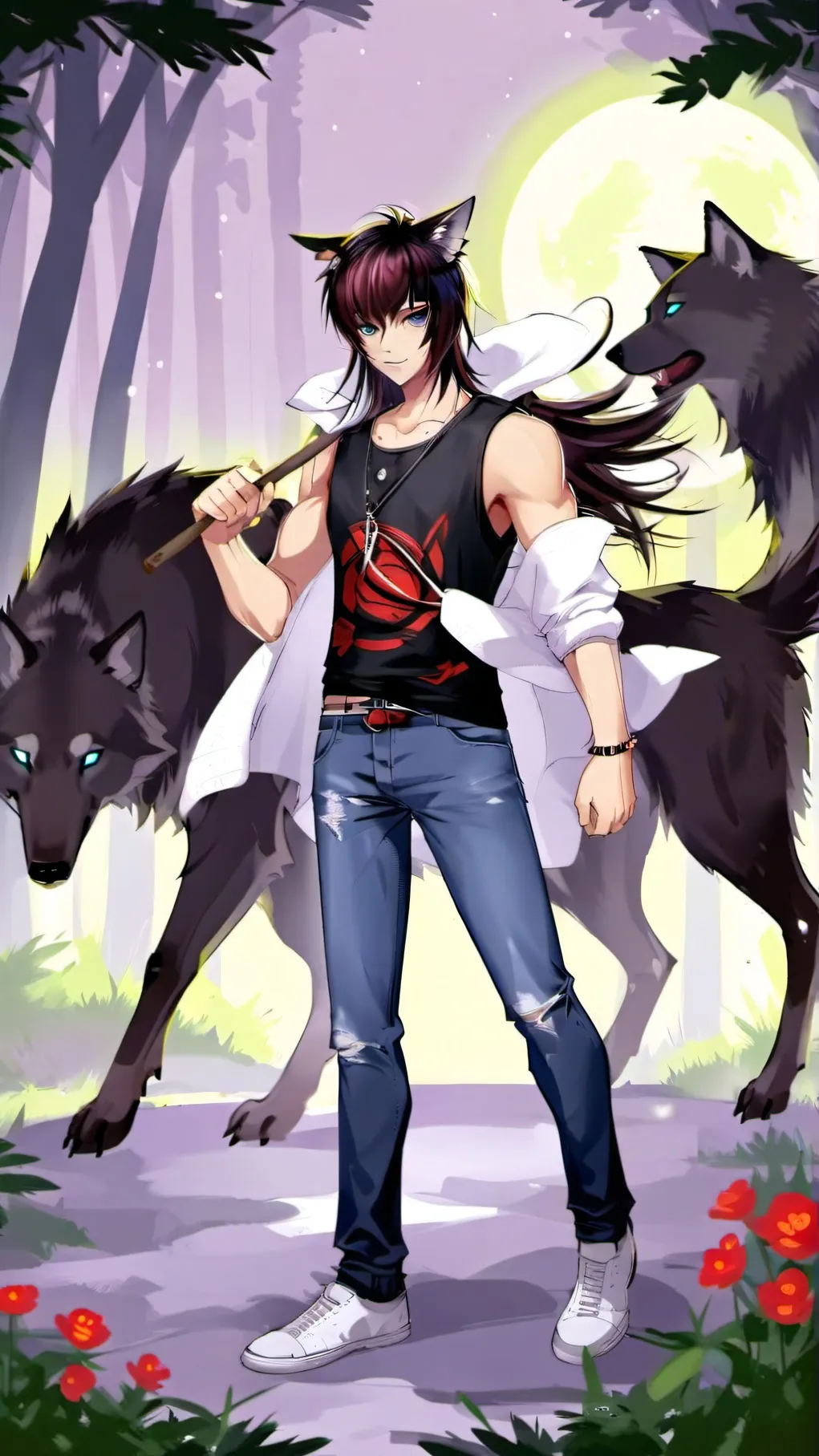 ai character: levi background