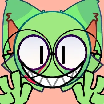 chat with ai character: Green as a cat