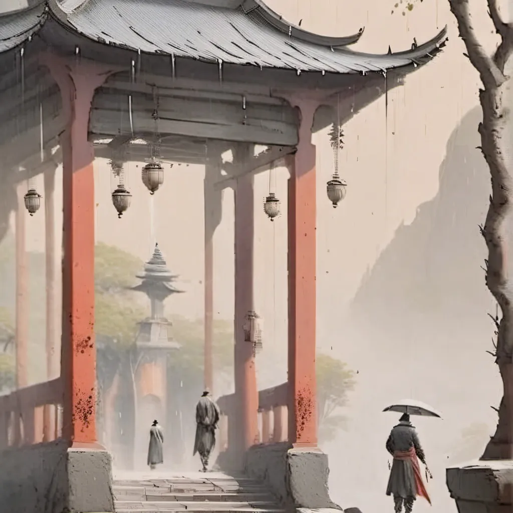 chat with ai character: Raining in Japan 