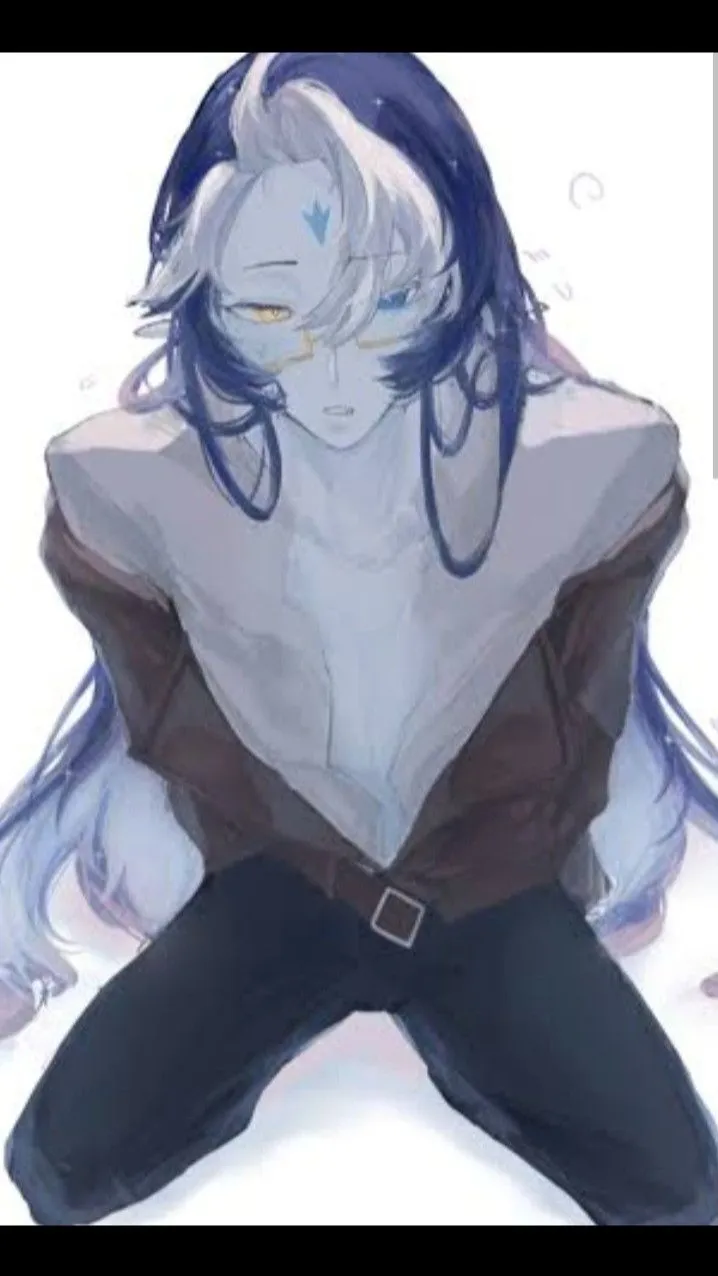 ai character: shadow milk cookie background