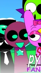 ai character: sprunki concert! background