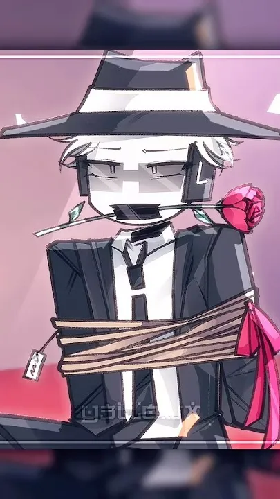 ai character: double fedora background