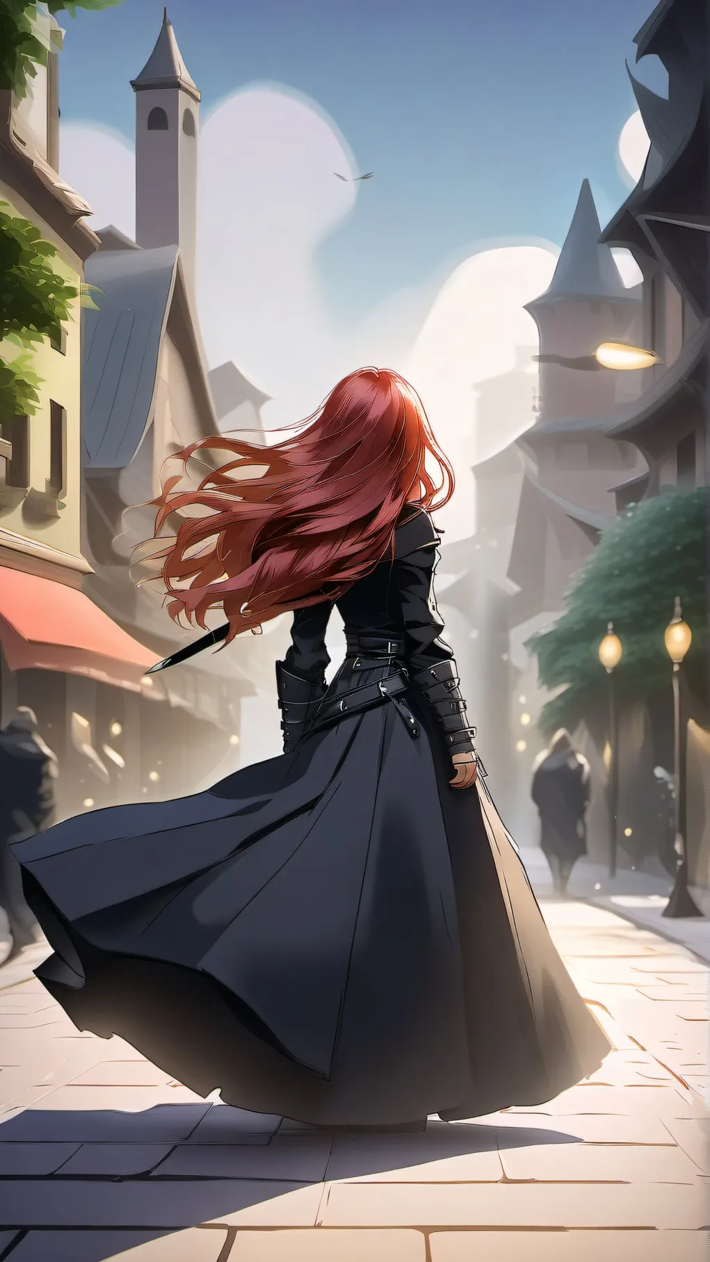 ai character: lesbian hunter  background