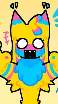 ai character: Y A T T A! (Yatta) background