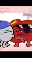 ai character: Zro X Fifteen BFDI background