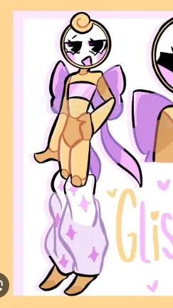 ai character: Glisten the zesty. background