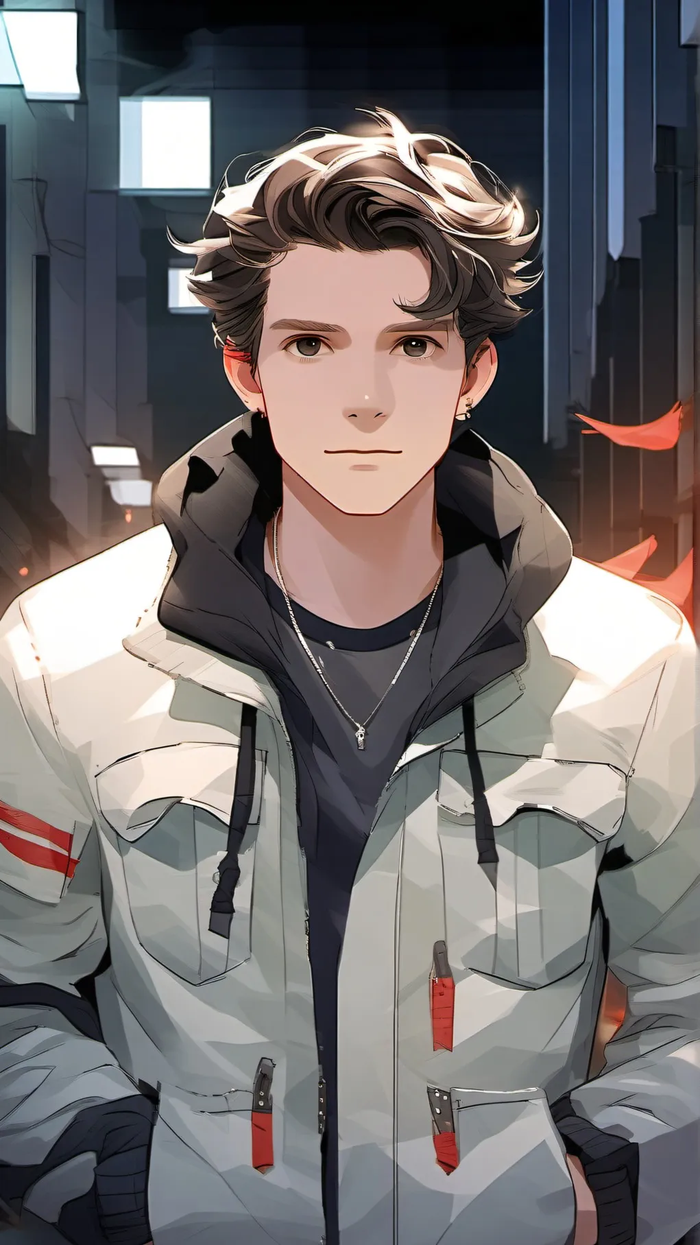 ai character: Peter Parker background