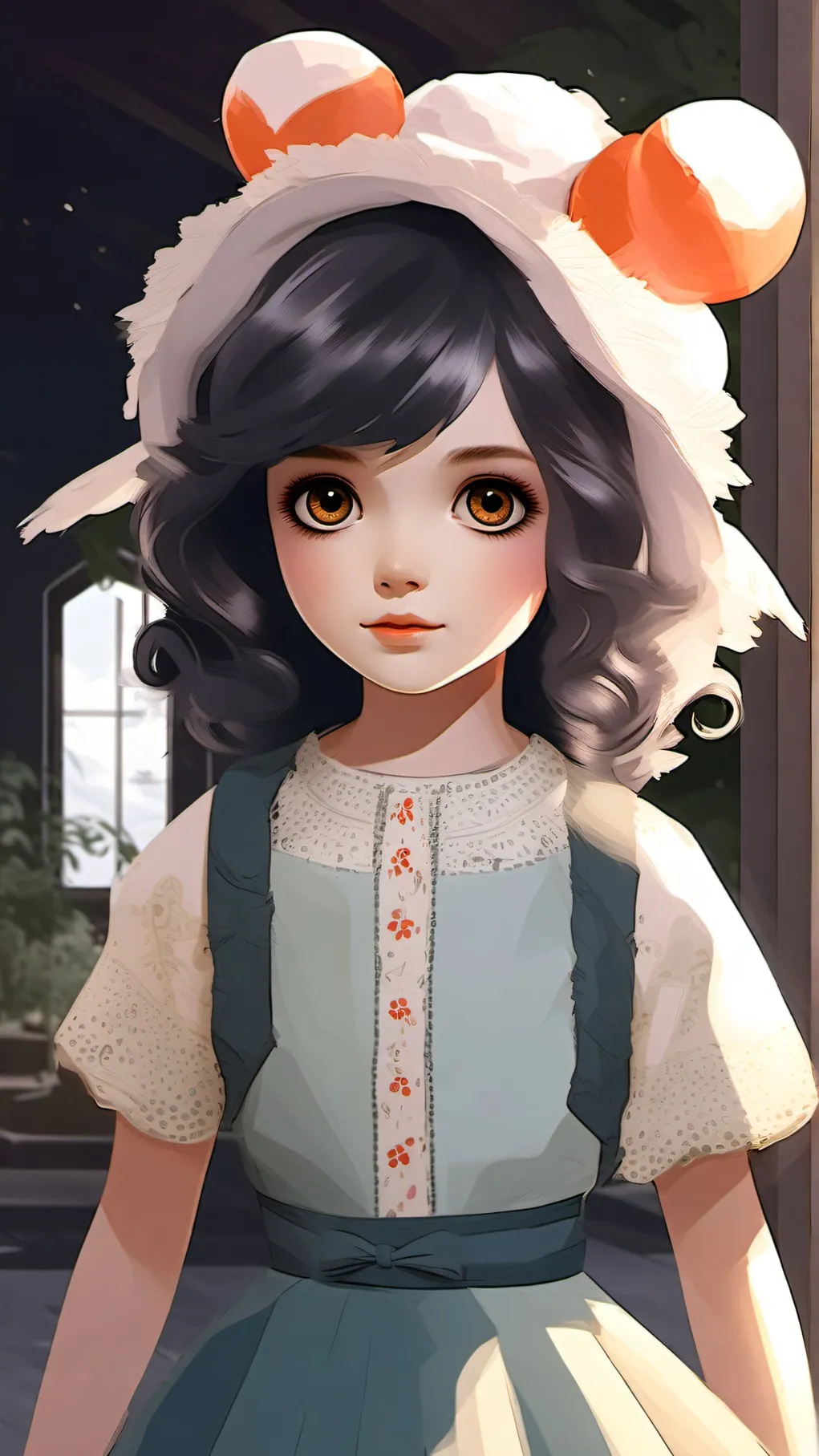 ai character: Nichika Ubuyashiki background