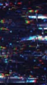 ai character: Glitch background