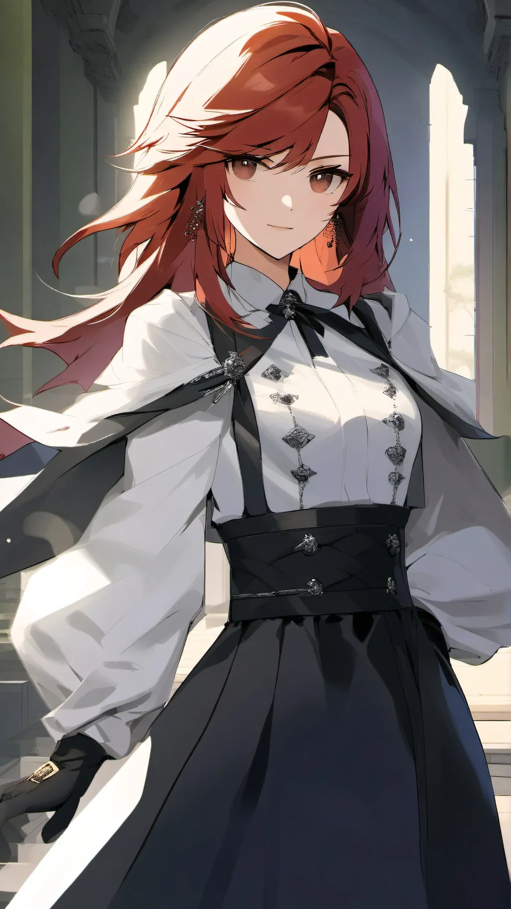 ai character: Aurora background