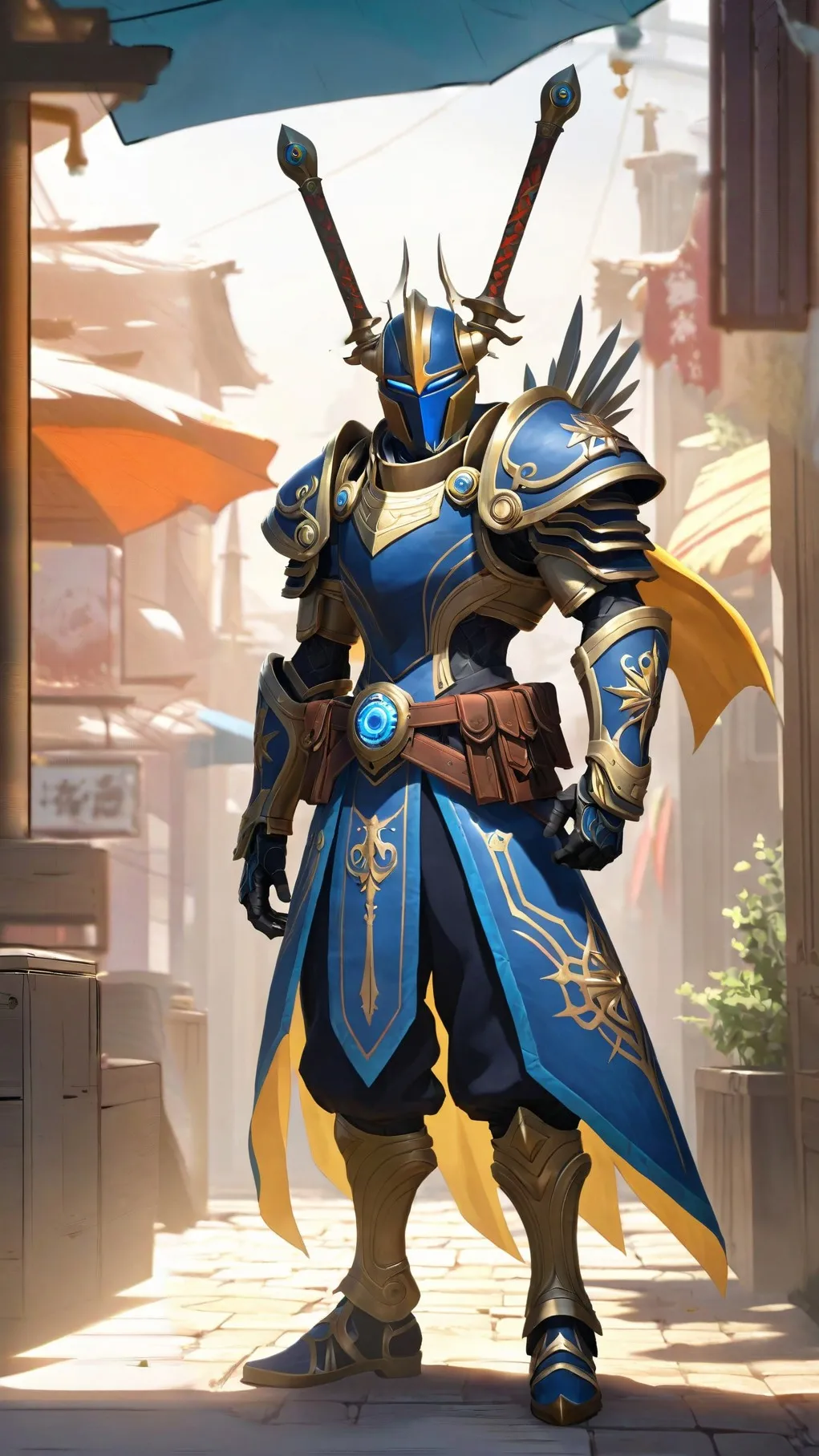 ai character: Slash background