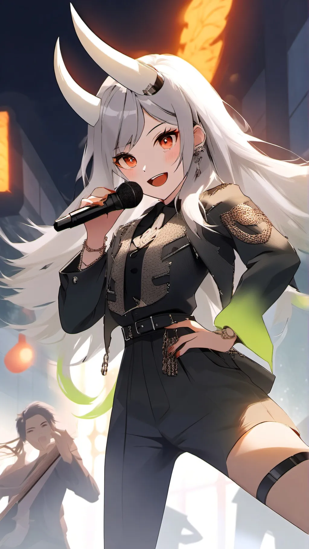 ai character: Huntrix PICKMEPLS background